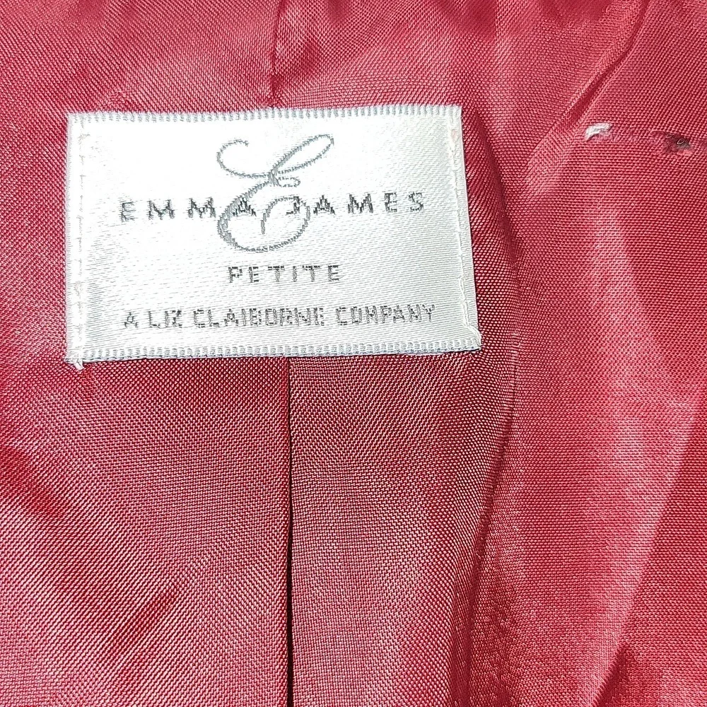 EMMA JAMES Tweed Lined Single Button Blazer Jacket. - Picture 3 of 8